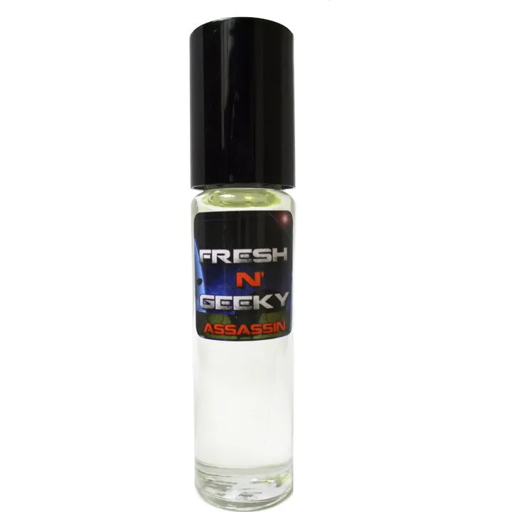 Fresh N' Geeky Assassin perfume bottle