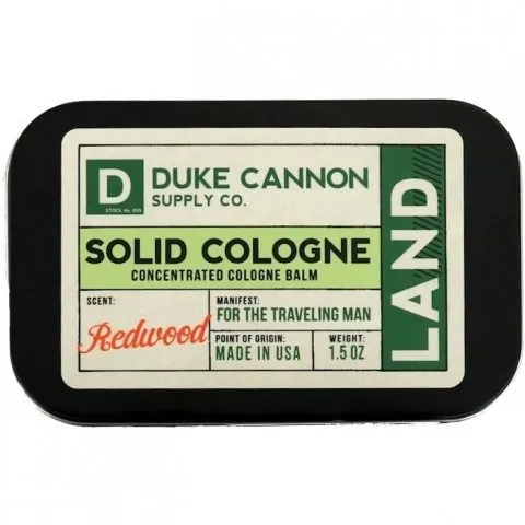 Duke Cannon Land - Redwood perfume bottle