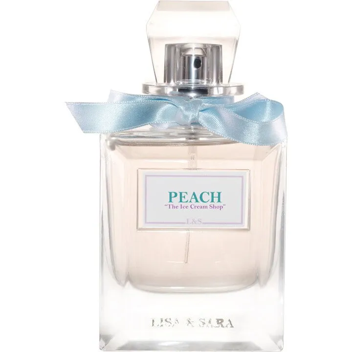 Lisa & Sara Peach perfume bottle