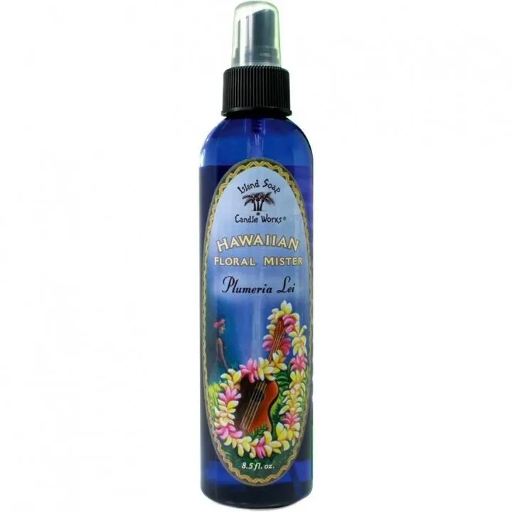 Island Soap & Candle Works Hawaiian Floral Mister - Plumeria Lei perfume bottle