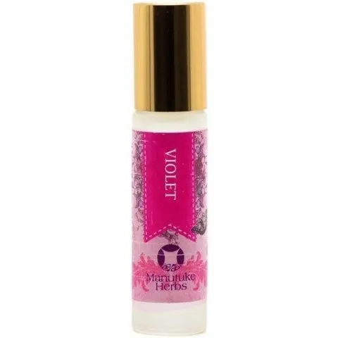 Manutuke Herbs Violet perfume bottle