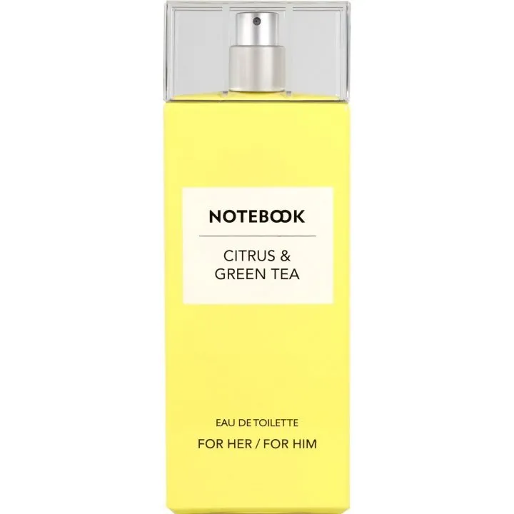 Notebook Citrus & Green Tea perfume bottle