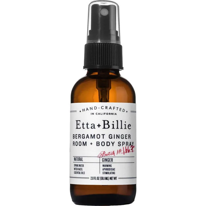 Etta + Billie Bergamot Ginger perfume bottle