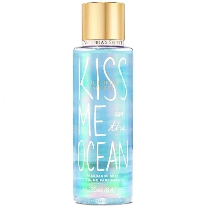 Victoria's Secret Kiss Me in the Ocean perfume bottle
