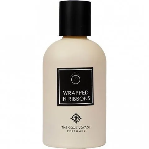 The Code Voyage Wrapped in Ribbons perfume bottle