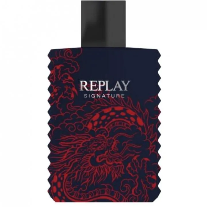 Replay Signature Red Dragon perfume bottle