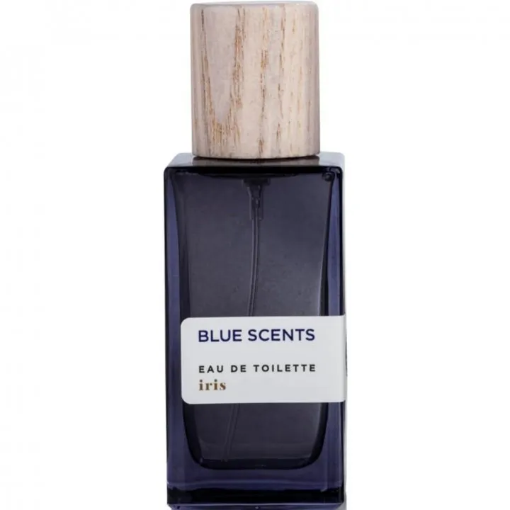 Blue Scents Iris perfume bottle