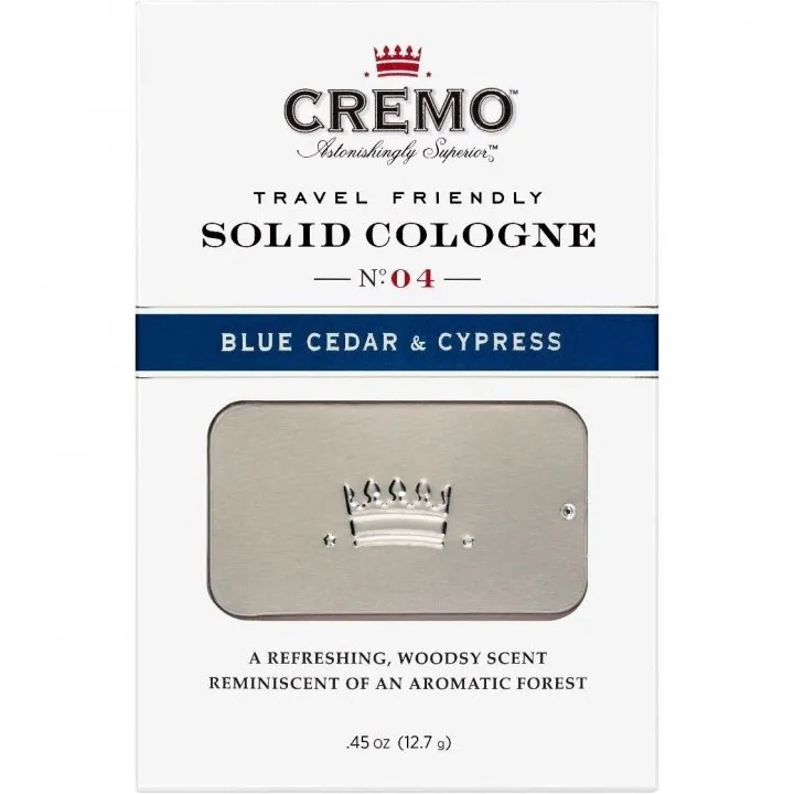 Cremo Blue Cedar & Cypress (Solid Cologne) perfume bottle