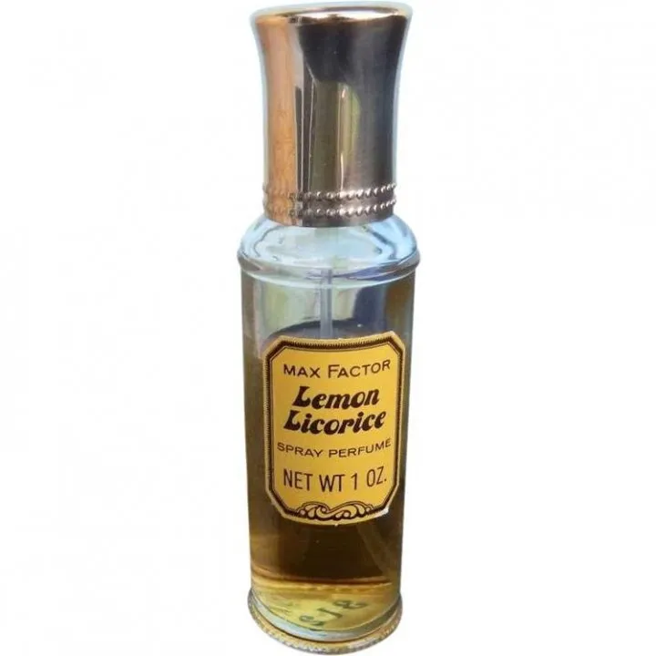 Max Factor Lemon Licorice perfume bottle