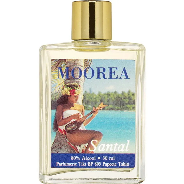 Monoi Tiare Tahiti Moorea Santal parfüm şişesi