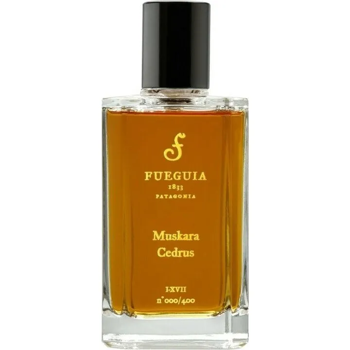 Fueguia 1833 Muskara Cedrus perfume bottle