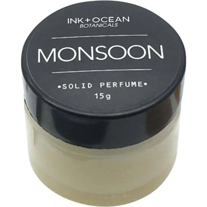 Ink + Ocean Botanicals Monsoon parfüm şişesi