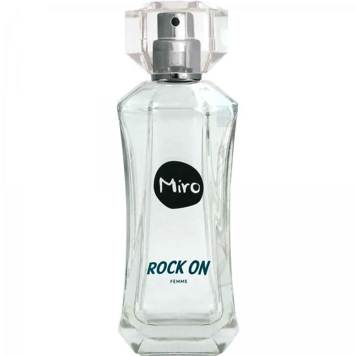 Miro Rock on perfume bottle