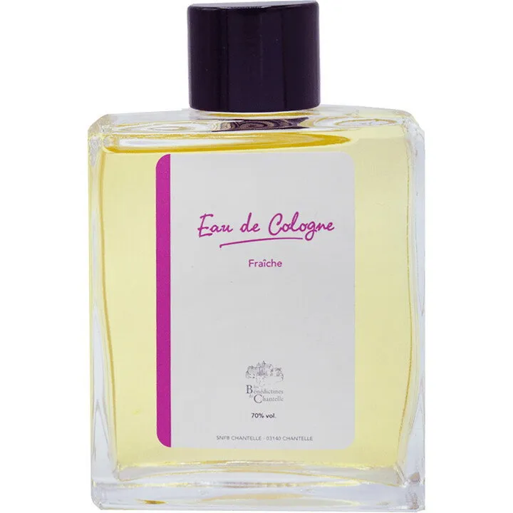 Les Bénédictines de Chantelle Eau de Cologne fraîche perfume bottle
