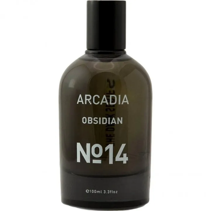 Arcadia No̱14 - Obsidian parfüm şişesi