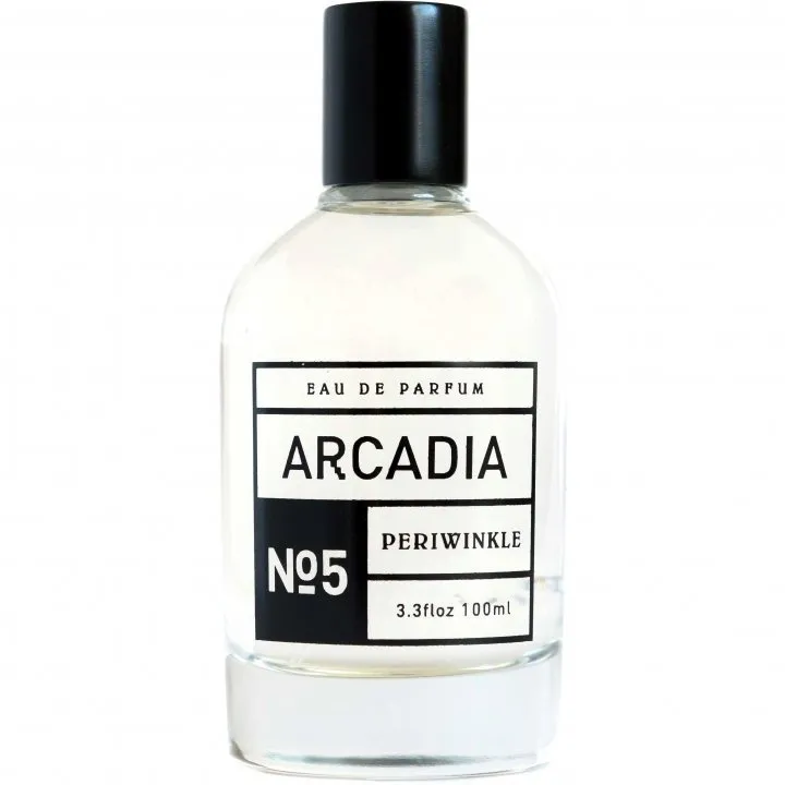 Arcadia No̱5 - Periwinkle perfume bottle