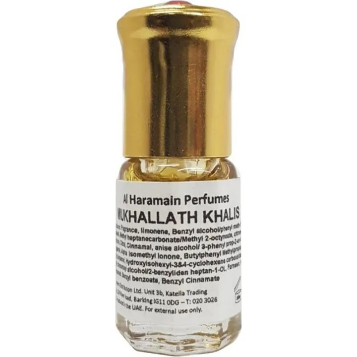 Al Haramain Mukhallath Khalis parfüm şişesi