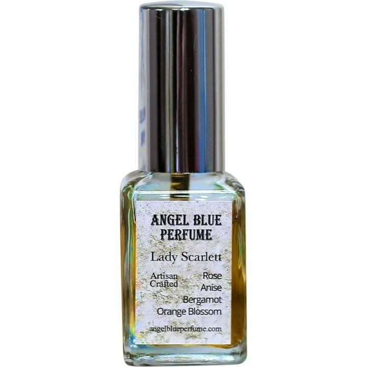 Angel Blue Perfume Lady Scarlett perfume bottle