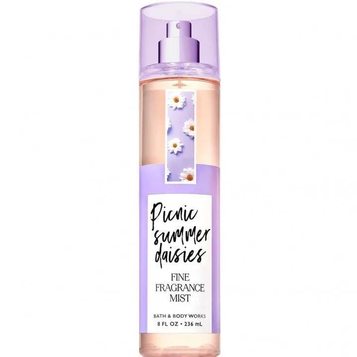 Bath & Body Works Picnic Summer Daisies perfume bottle