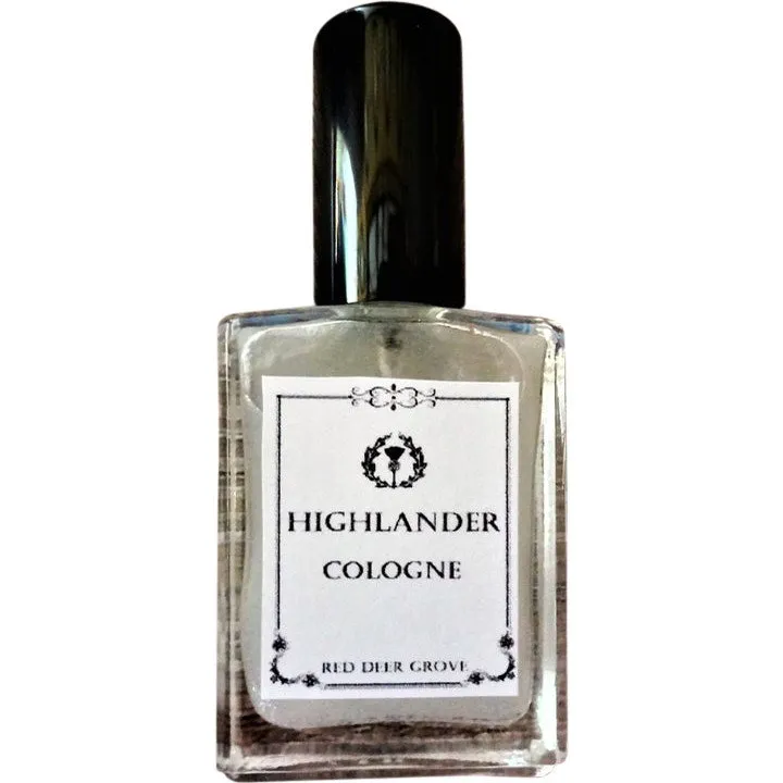 Red Deer Grove Highlander perfume bottle