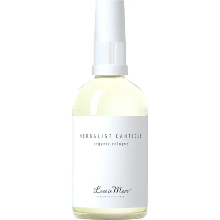 Less is More Herbalist Canticle Organic Cologne perfume bottle
