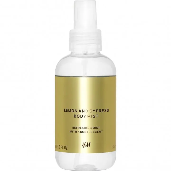 H&M Lemon and Cypress parfüm şişesi