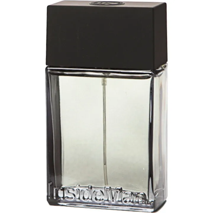 InsideMan. Black perfume bottle