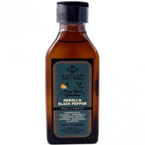 Asylum Shave Works Neroli & Black Pepper perfume bottle