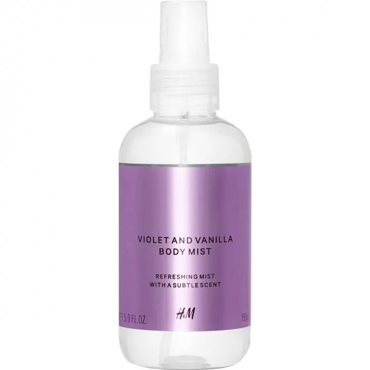 H&M Violet and Vanilla parfüm şişesi