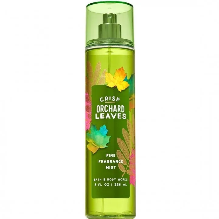Bath & Body Works Crisp Orchard Leaves perfume bottle