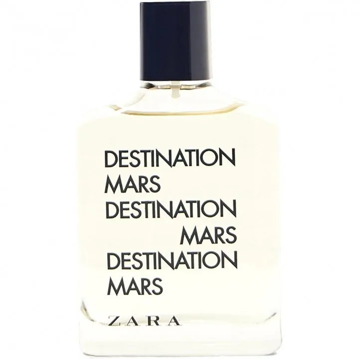 Zara Destination Mars perfume bottle