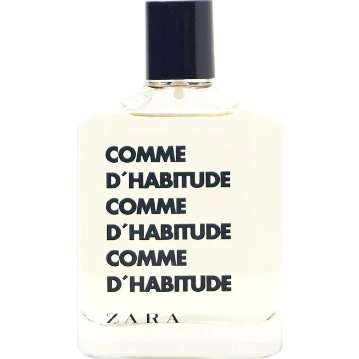 Zara Comme d'Habitude parfüm şişesi