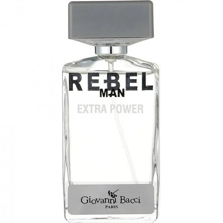 Giovanni Bacci Rebel Man Extra Power perfume bottle