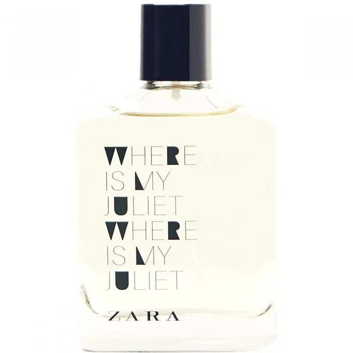 Zara Where Is My Juliet parfüm şişesi