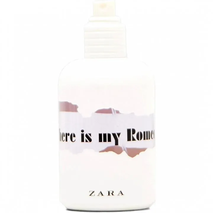 Zara Where Is My Romeo parfüm şişesi