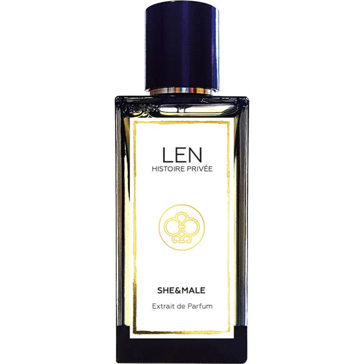 LEN Fragrance She & Male perfume bottle