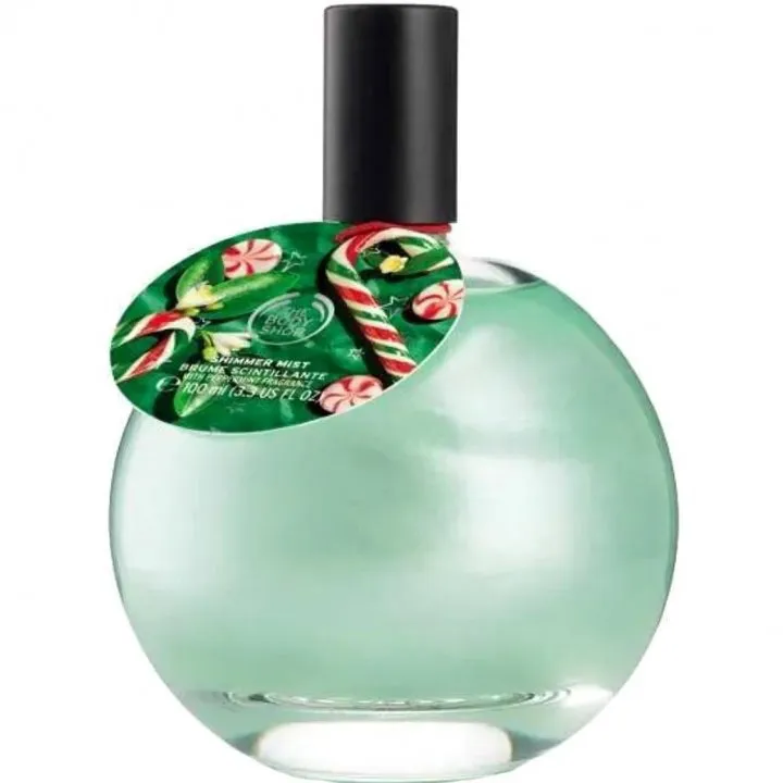 The Body Shop Peppermint Candy Cane perfume bottle