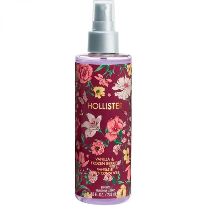 Hollister Vanilla & Frozen Berries perfume bottle
