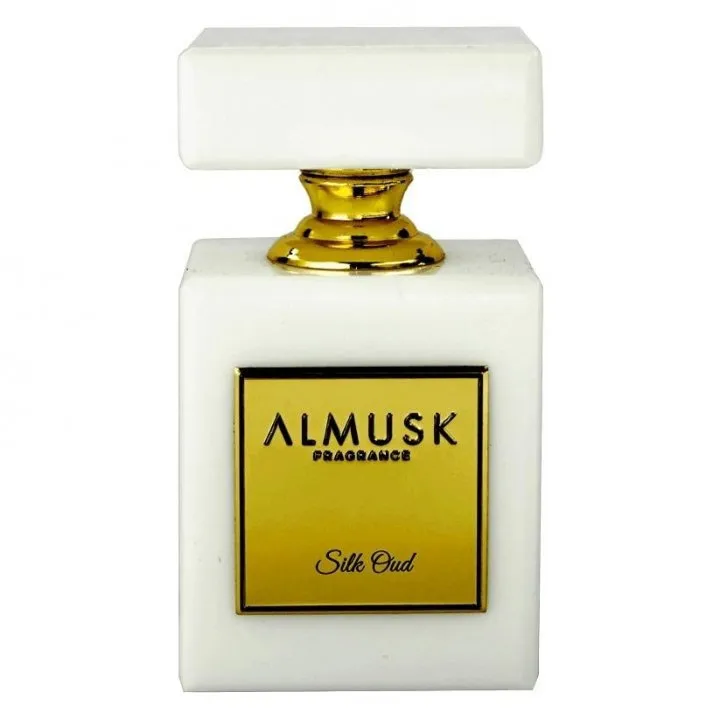 Almusk Silk Oud perfume bottle