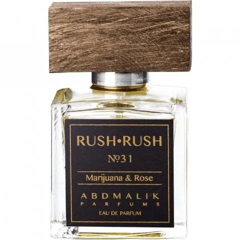 Abdmalik Rush•Rush Nọ 31 - Marijuana & Rose perfume bottle