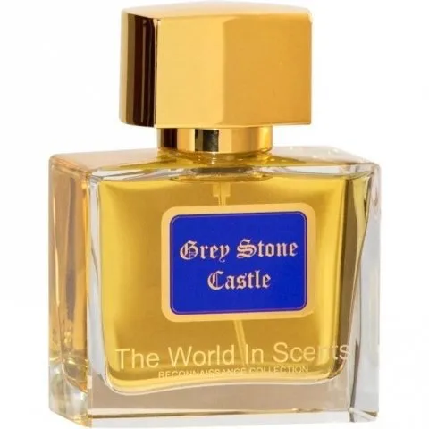 The World in Scents Grey Stone Castle perfume bottle