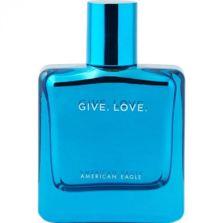 American Eagle Give. Love. perfume bottle
