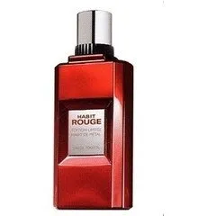 Guerlain Habit Rouge Édition Limitée Habit de Métal perfume bottle