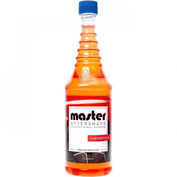 Master Checker Flag perfume bottle