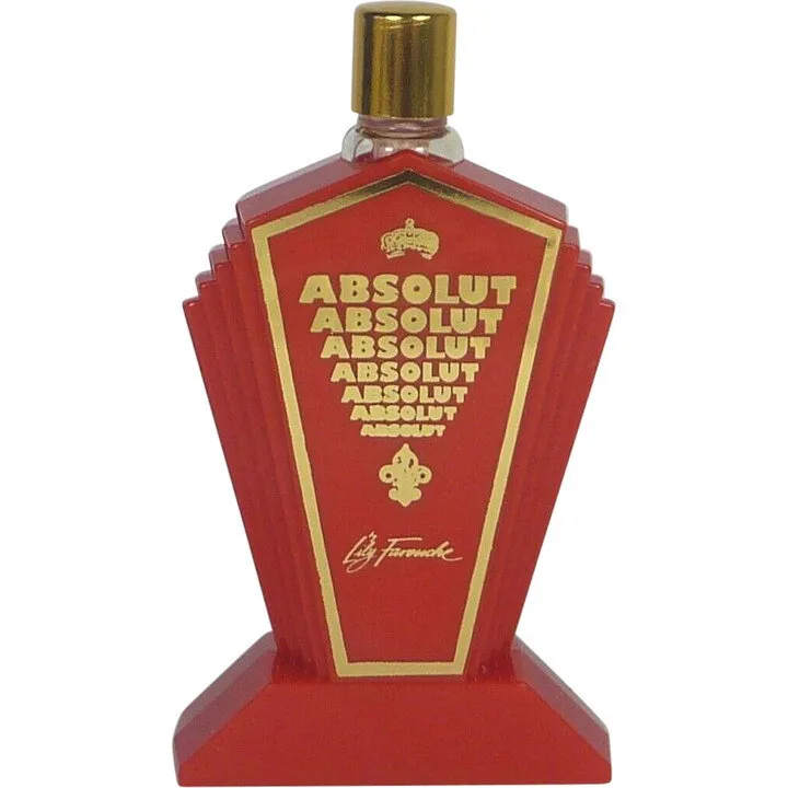 Lily Farouche Absolut perfume bottle