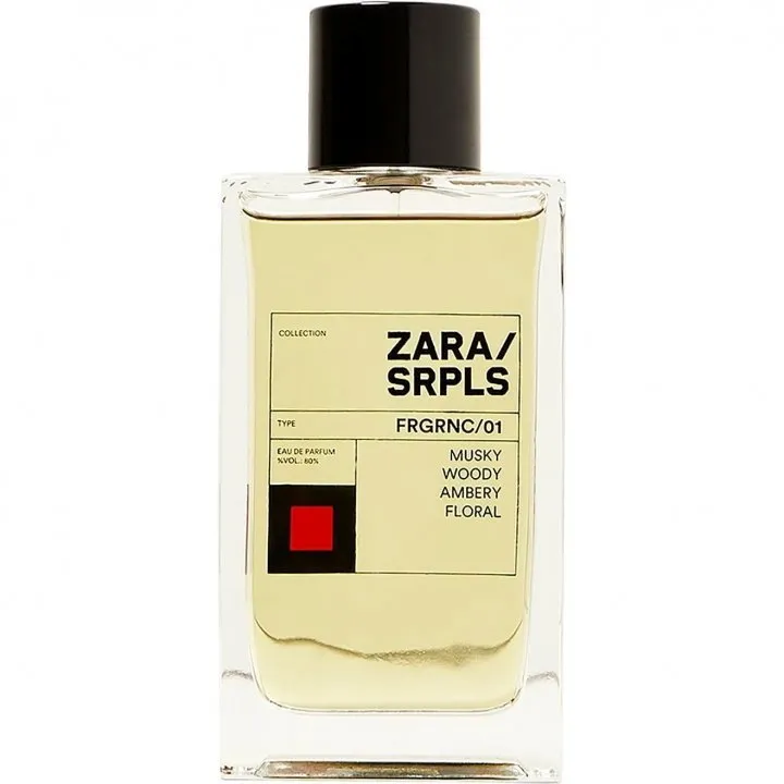 Zara FRGRNC/01 perfume bottle
