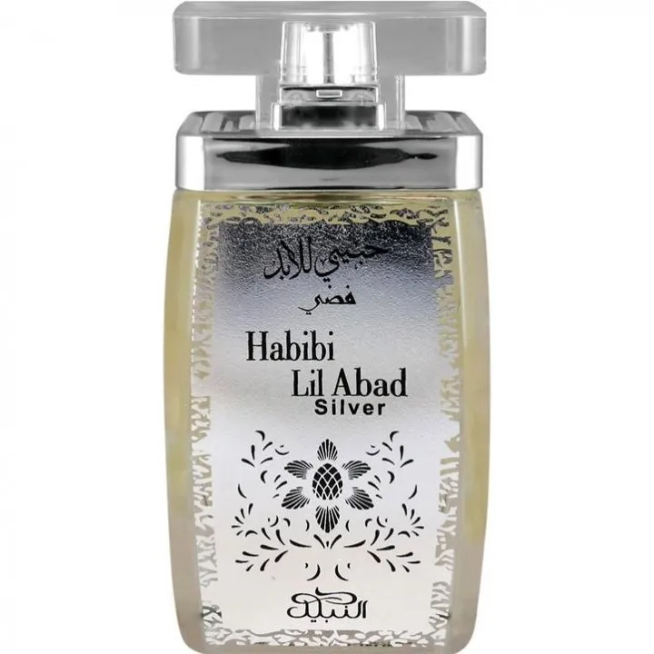 Nabeel Habibi Lil Abad Silver perfume bottle