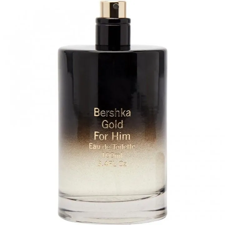 Bershka Gold for Him parfüm şişesi