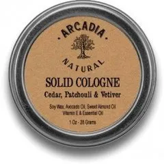 Arcadia Natural Cedar, Patchouli & Vetiver parfüm şişesi
