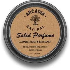 Arcadia Natural Jasmine, Rose & Bergamot parfüm şişesi